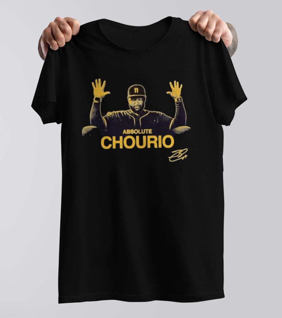 Milwaukee Brewers Baseball Absolute Chourio Signature 11 T-Shirt