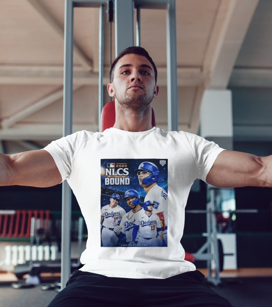 MLB 2026 NLCS Bound Los Angeles Dodgers Baseball Players T-Shirt