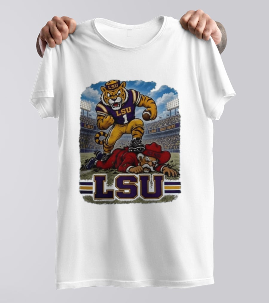 LSU Tigers Victory Over Ole Miss Rebels 2026 Football Rivalry T-Shirt