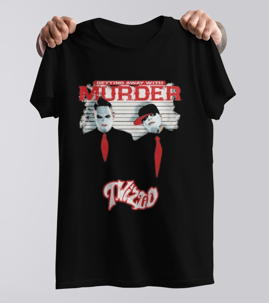 Twiztid Getting Away With Murder Face Paint Horror Music Duo T-Shirt