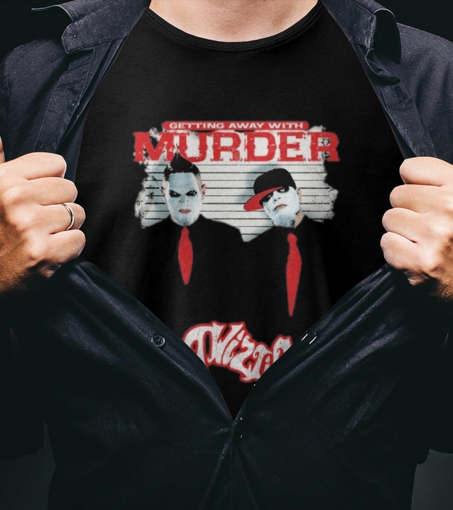 Twiztid Getting Away With Murder Face Paint Horror Music Duo T-Shirt