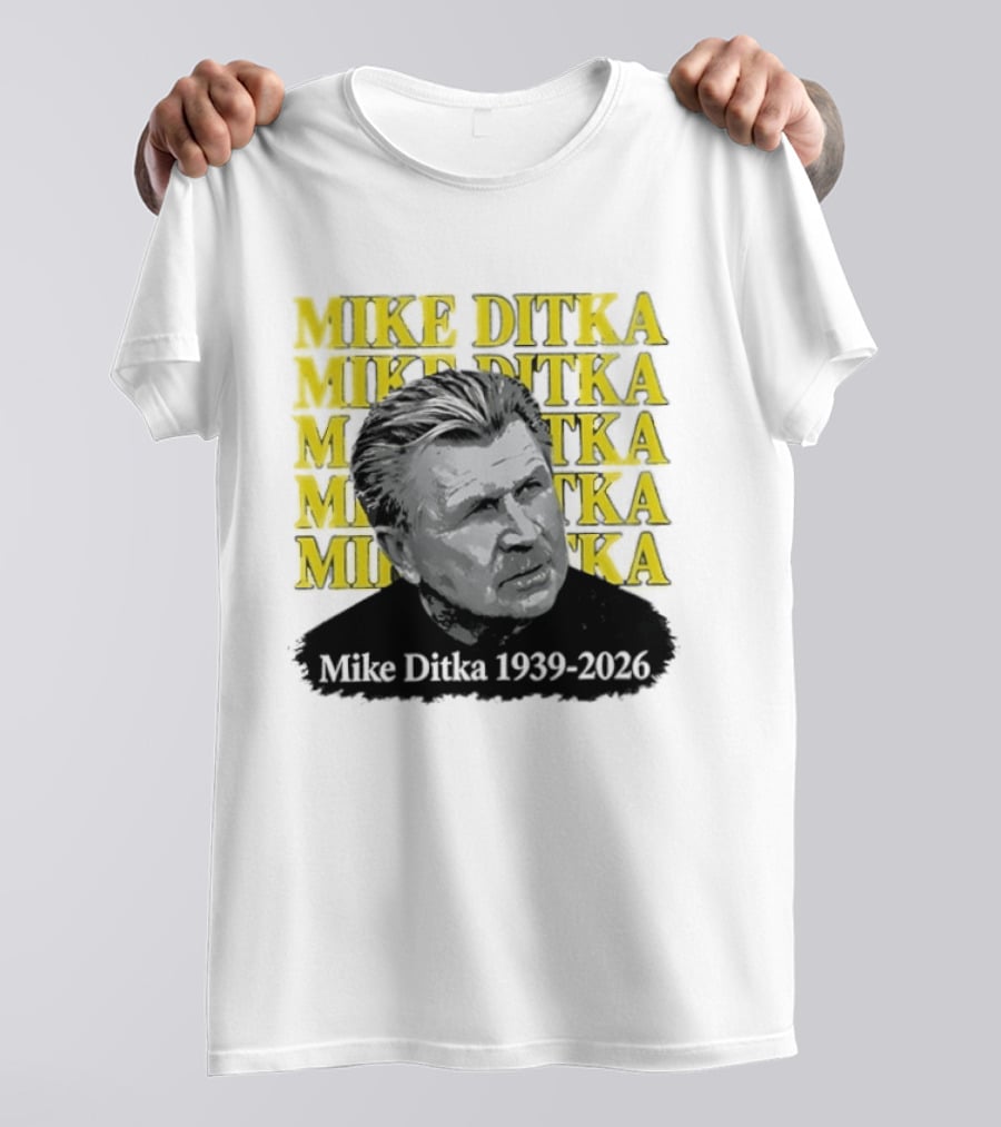 Mike Ditka Da Coach Chicago Bears 1939 2023 In Loving Memory T-Shirt