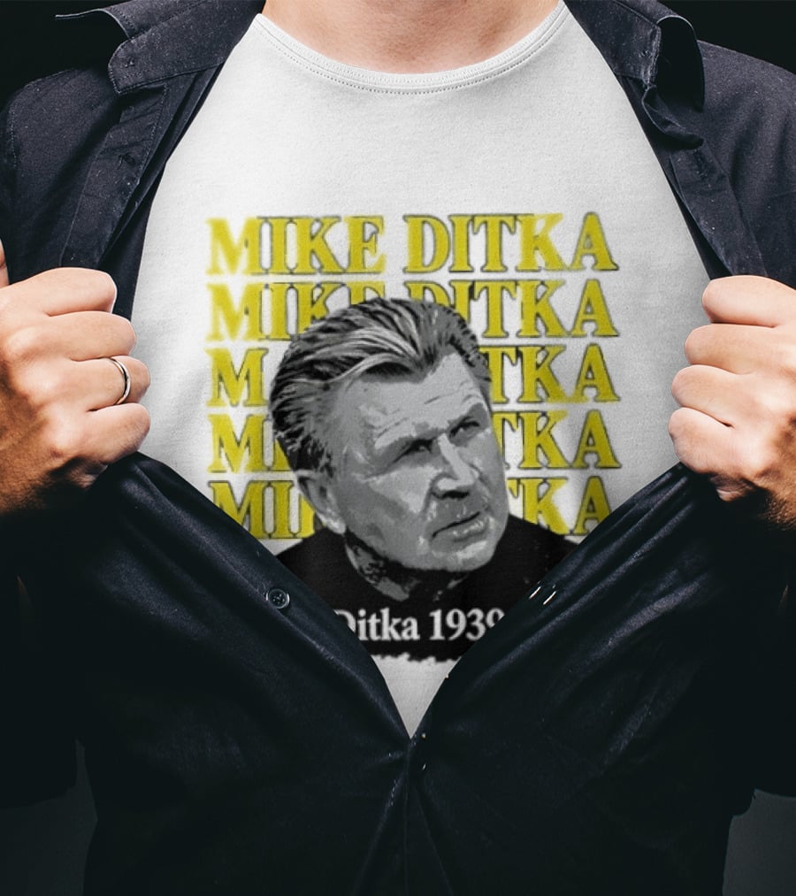 Mike Ditka Da Coach Chicago Bears 1939 2023 In Loving Memory T-Shirt