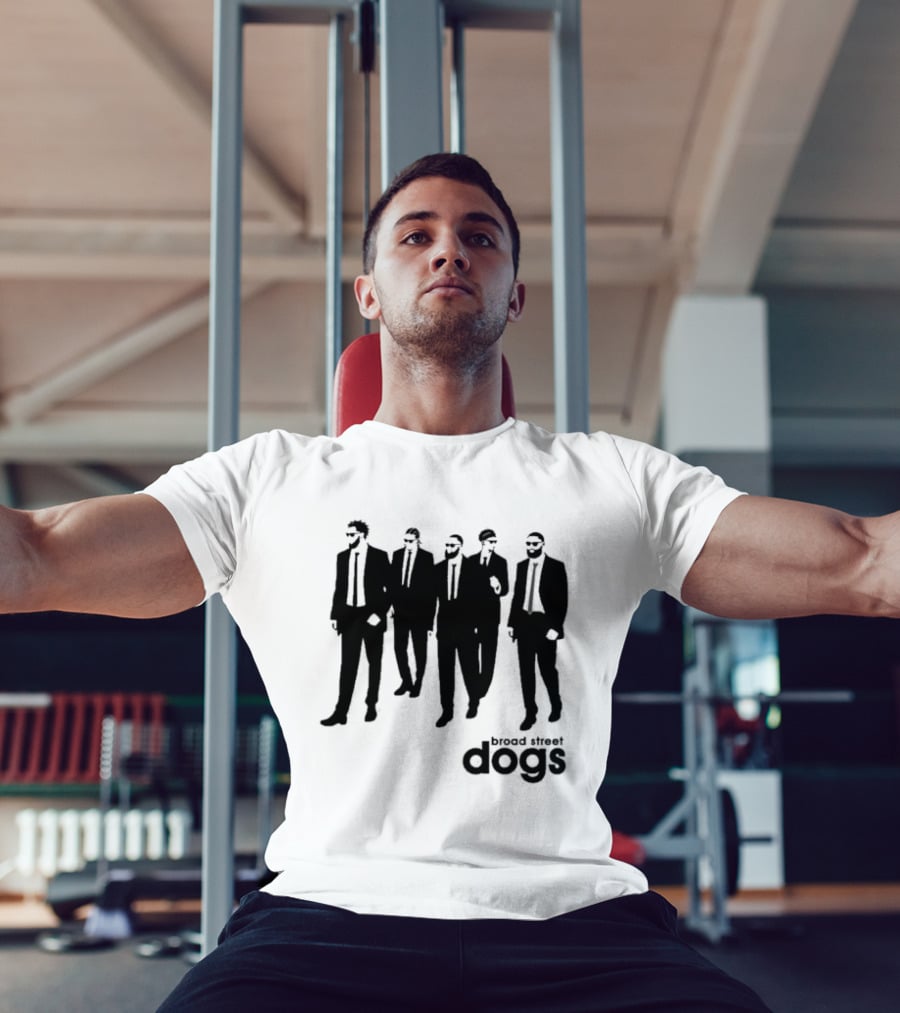 Philadelphia 76ers Broad Street Dogs Reservoir Dogs T-Shirt
