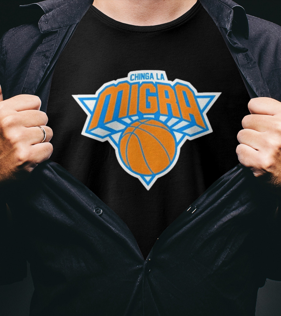 Chinga La Migra Basketball Protest T-Shirt