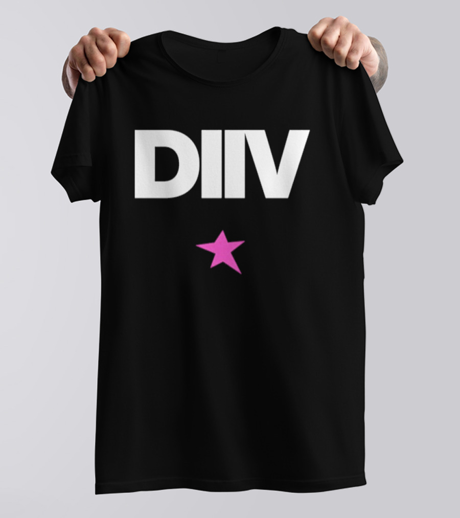 DIIV Pink Star T-Shirt