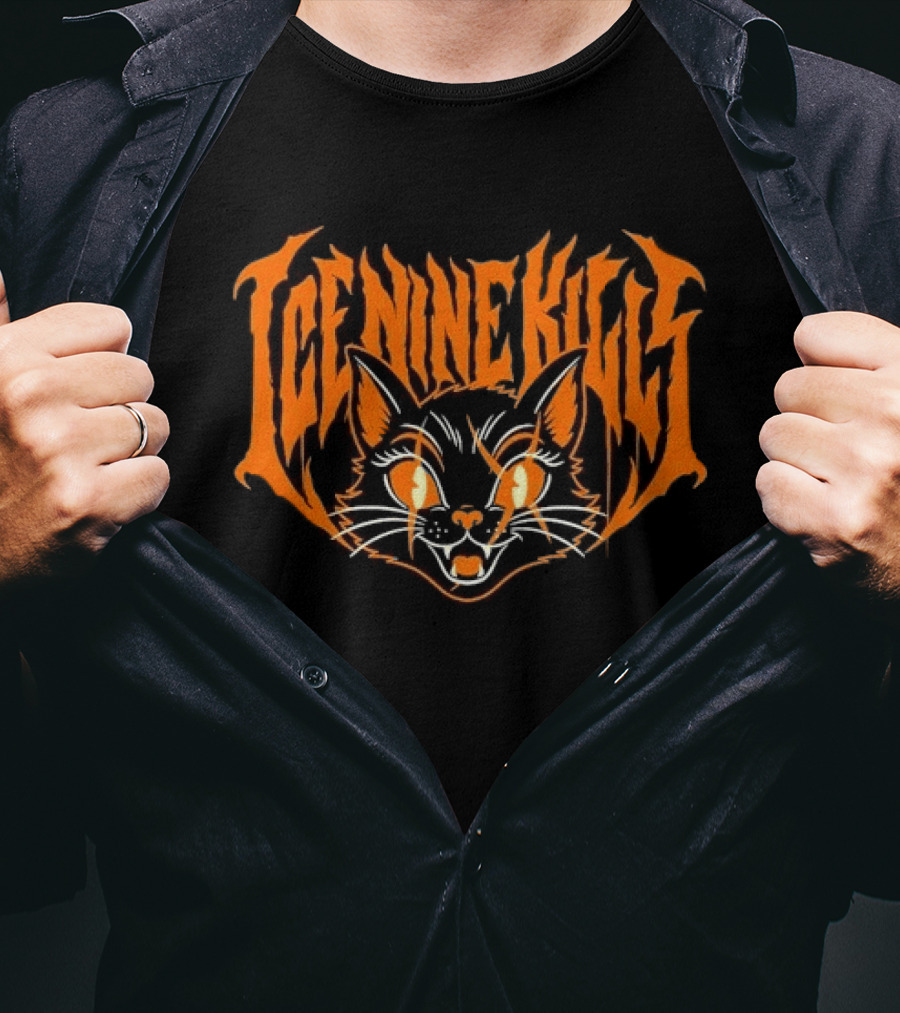Ice Nine Kills Nine Lives Cat Halloween T-Shirt