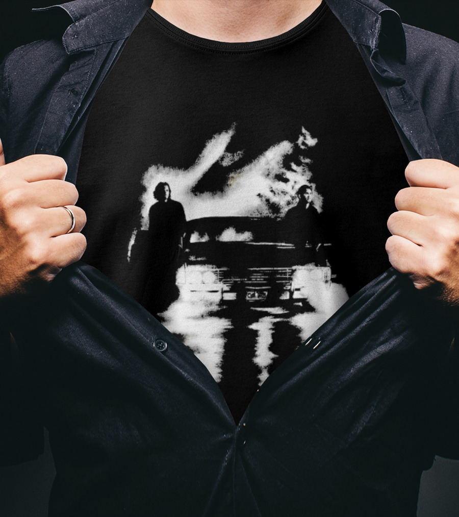 Jared Padalecki On The Hunt Supernatural Car T-Shirt