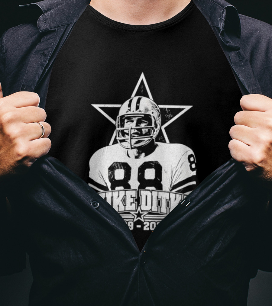 Dallas Cowboys Mike Ditka 1939 2026 Football Legend Star T-Shirt