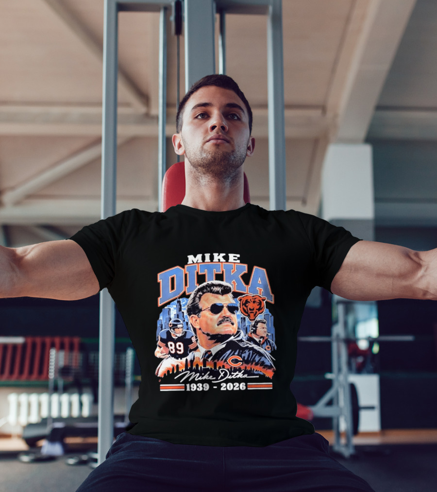 Mike Ditka Da Coach Chicago Bears Football Legend 1939 2026 Skyline T-Shirt