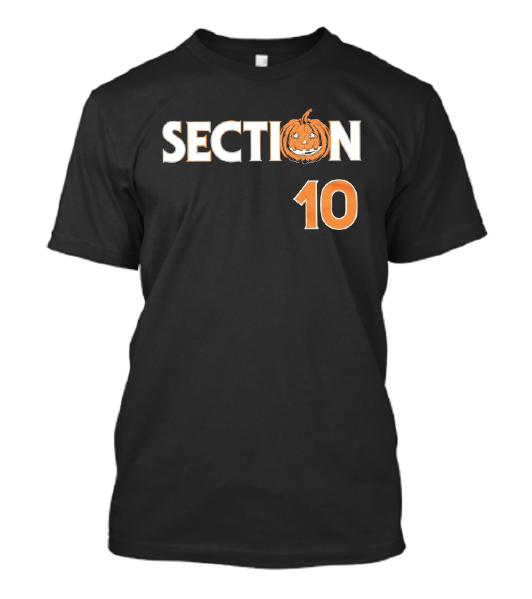 Section 10 Pumpkin Halloween Jack O' Lantern T-Shirt