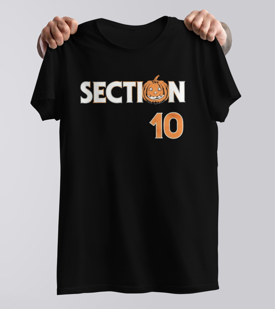 Section 10 Pumpkin Halloween Jack O' Lantern T-Shirt