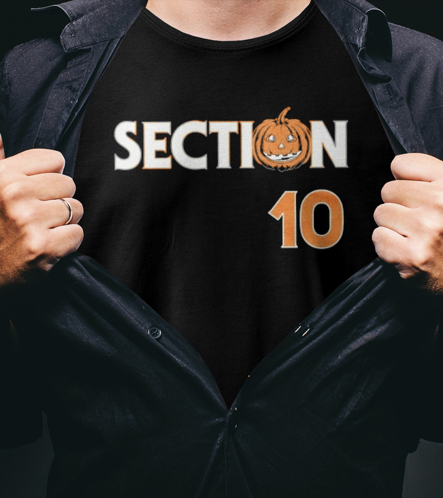 Section 10 Pumpkin Halloween Jack O' Lantern T-Shirt