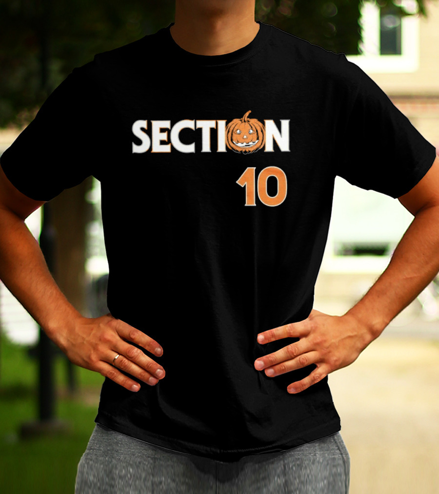 Section 10 Pumpkin Halloween Jack O' Lantern T-Shirt