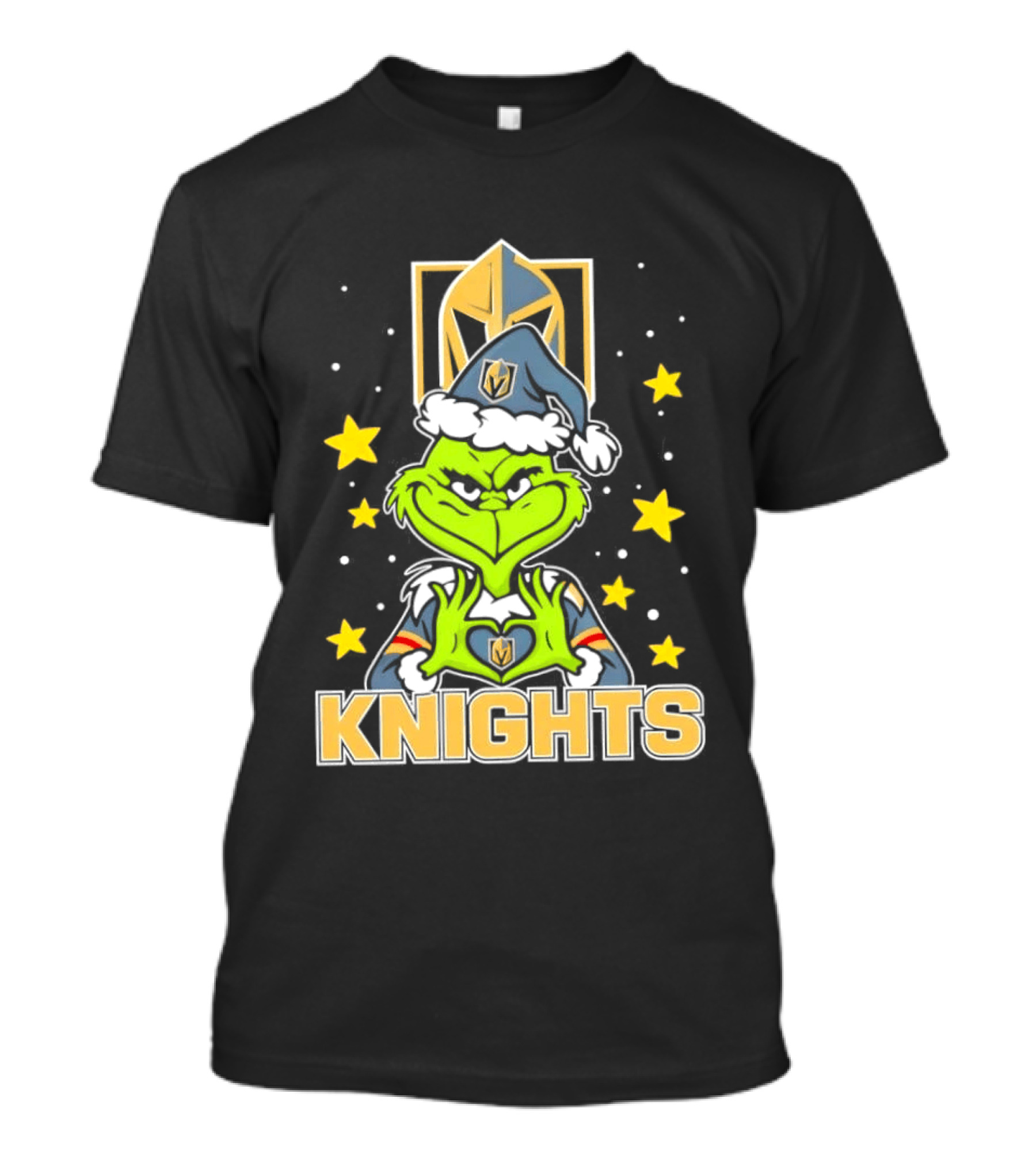 Vegas Golden Knights Grinch Christmas T-Shirt