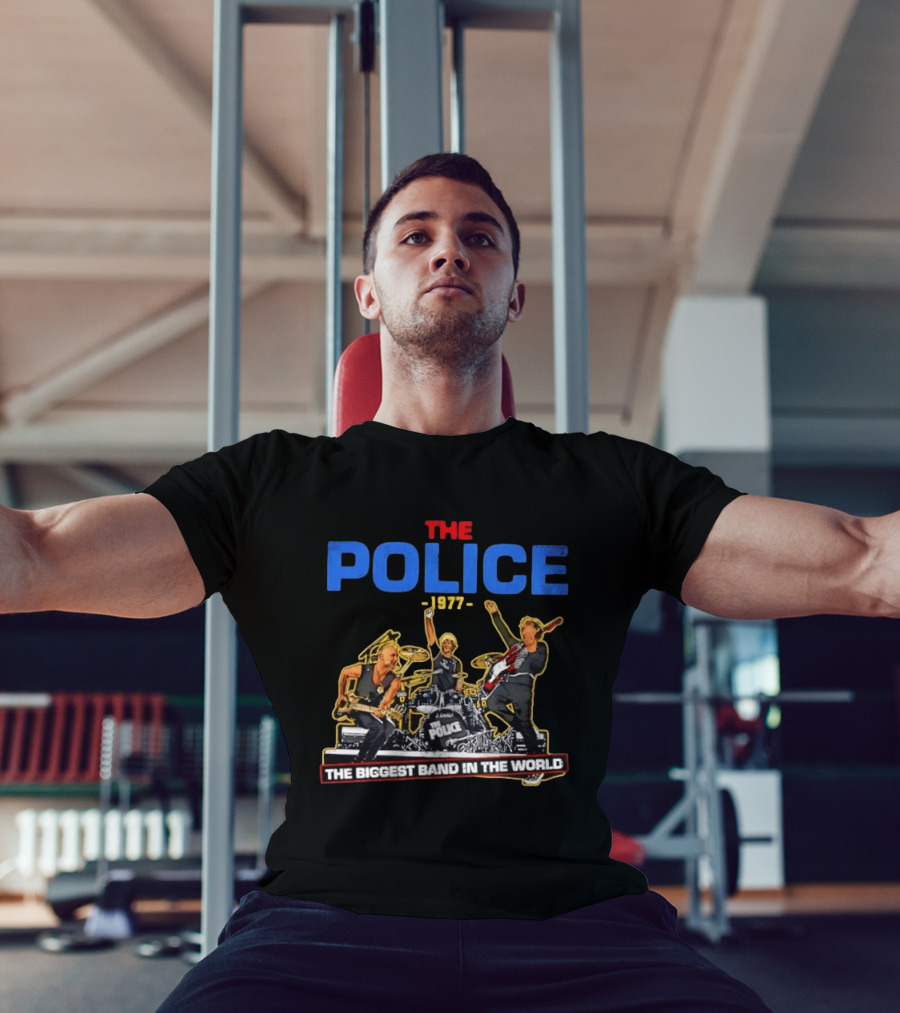 The Police 1977 The Biggest Band In The World T-Shirt
