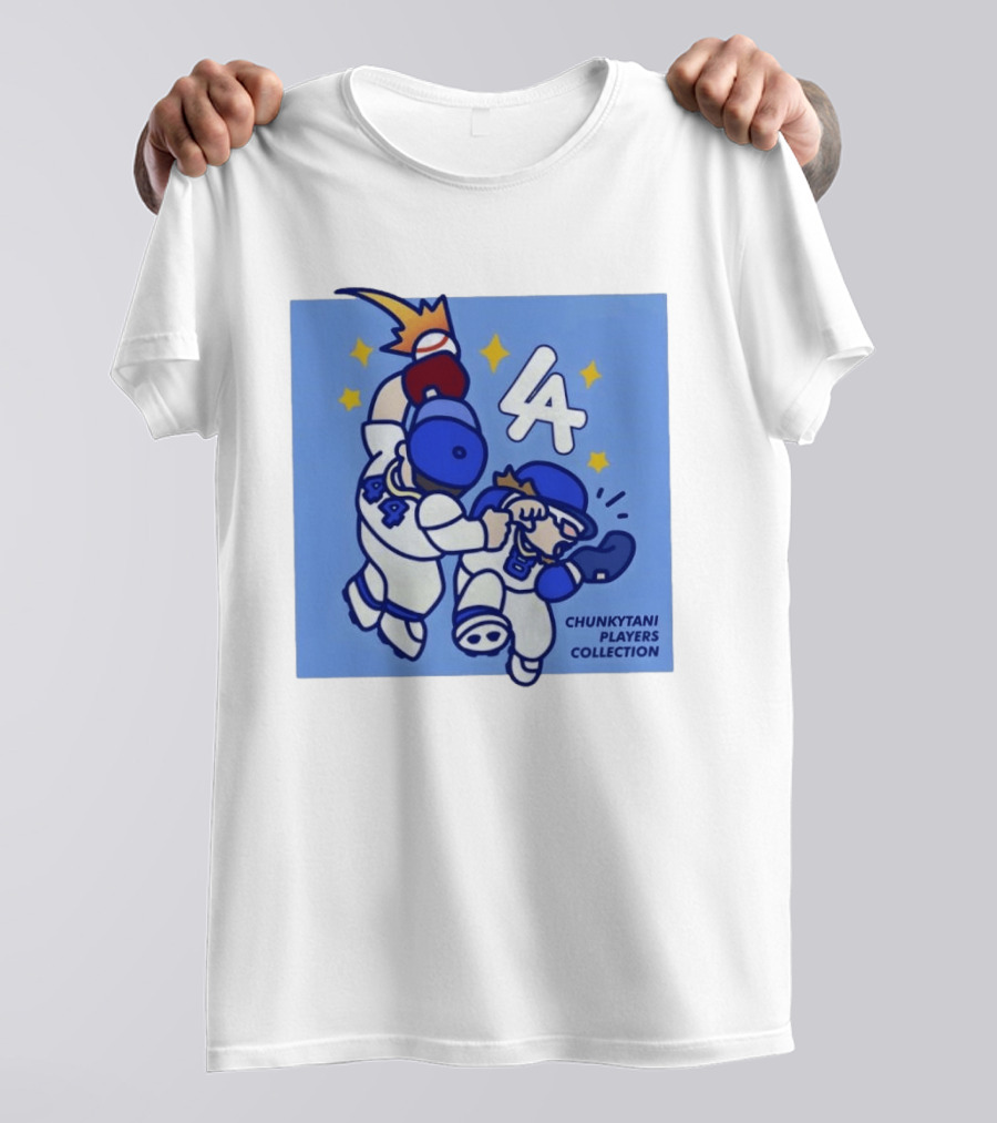 Chunkytani Players Collection LA 44 Baseball Los Angeles T-Shirt
