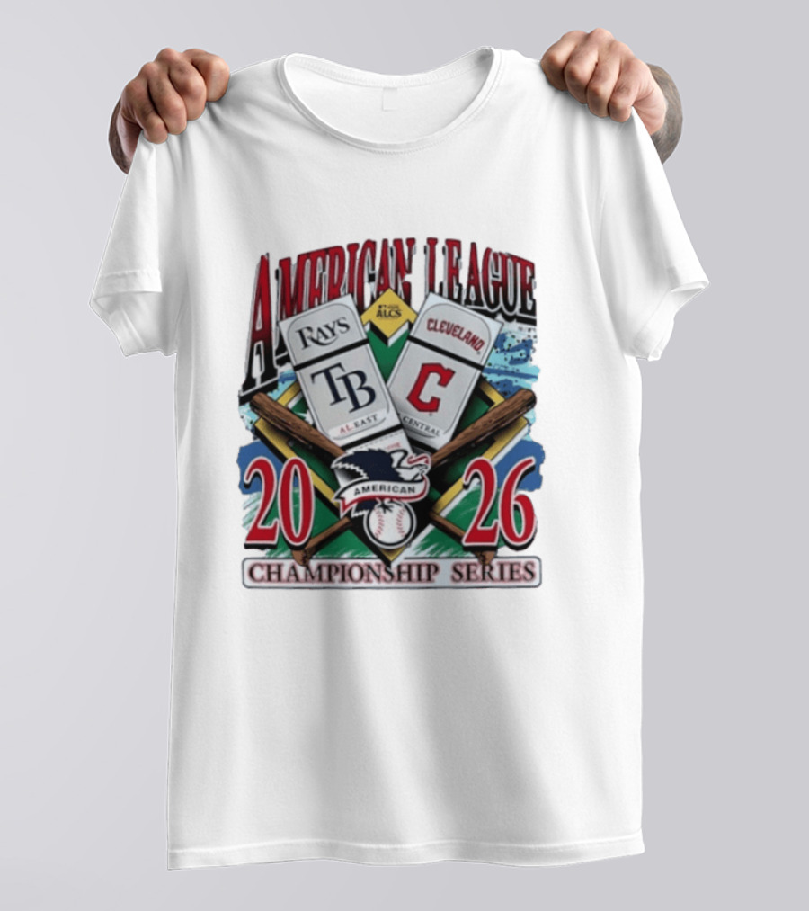 Cleveland Guardians Vs Tampa Bay Rays 2026 American League Championship Series ALCS Matchup T-Shirt