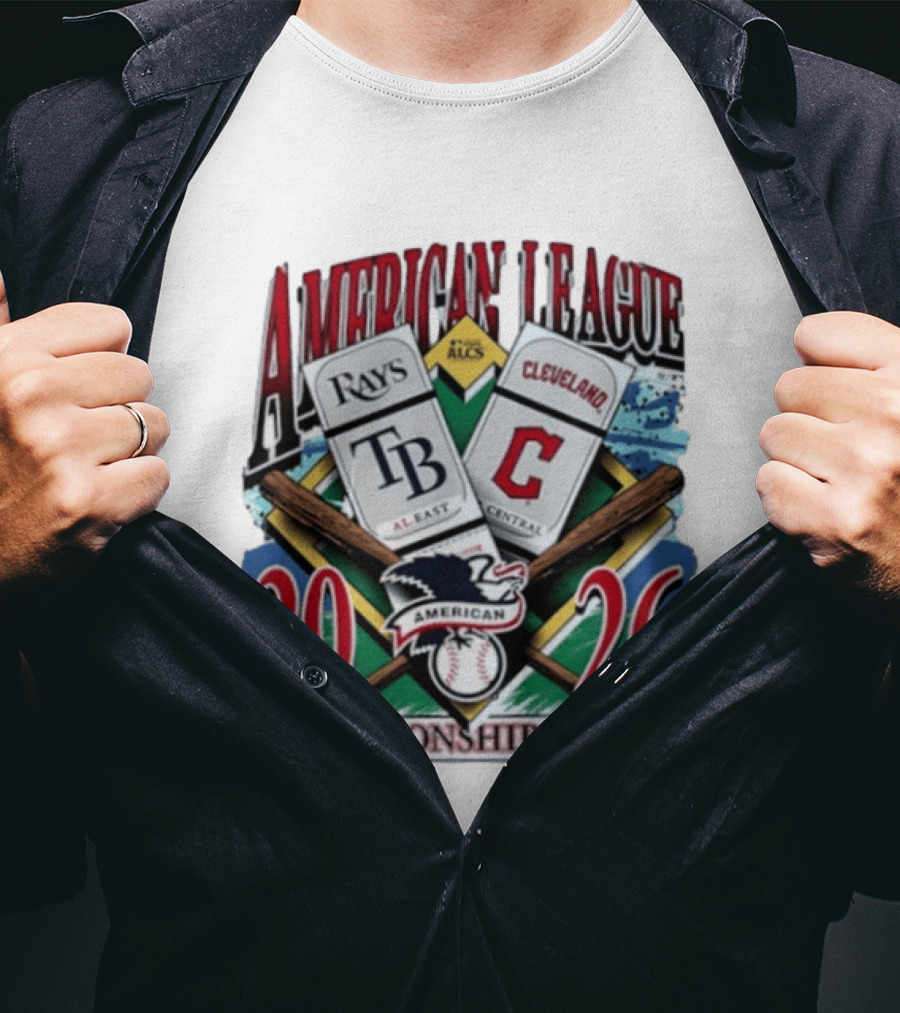 Cleveland Guardians Vs Tampa Bay Rays 2026 American League Championship Series ALCS Matchup T-Shirt