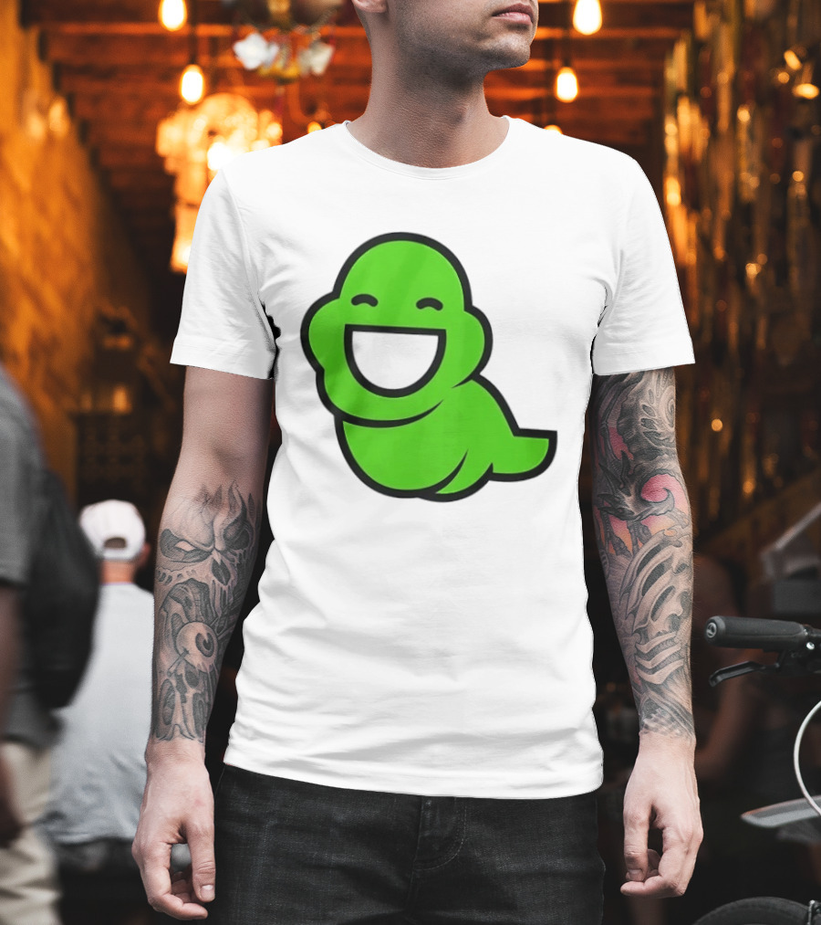 Homestuck John Egbert Slime Ghost Green Smiling T-Shirt