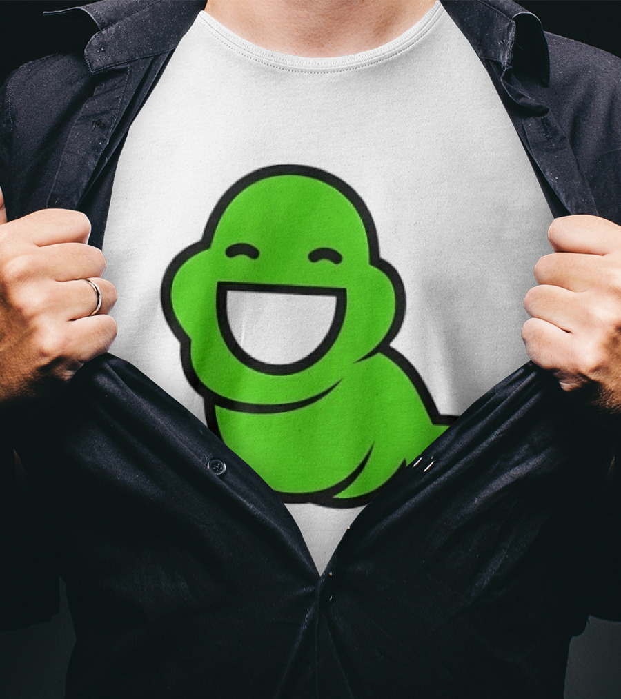 Homestuck John Egbert Slime Ghost Green Smiling T-Shirt