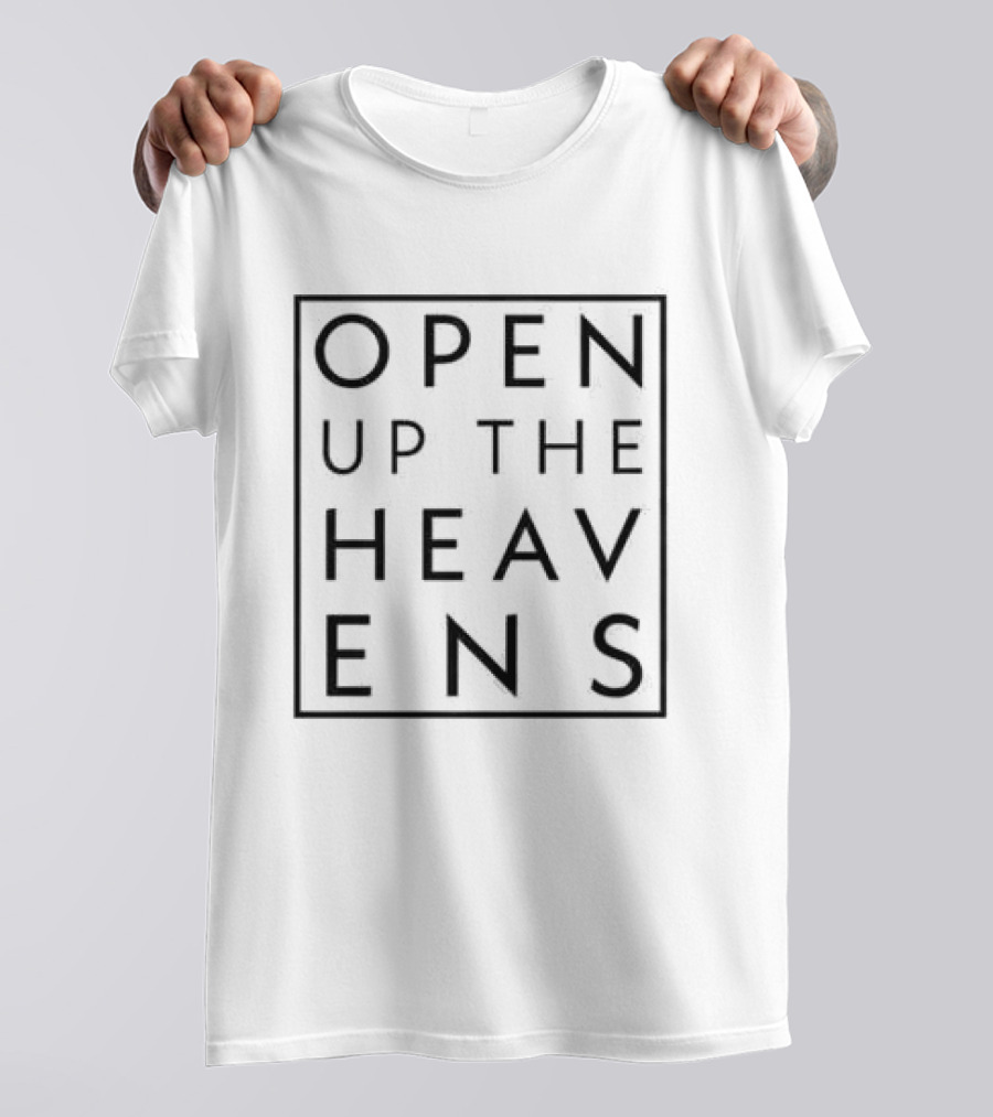 Meredith Andrews Store Open Up The Heavens Block T-Shirt