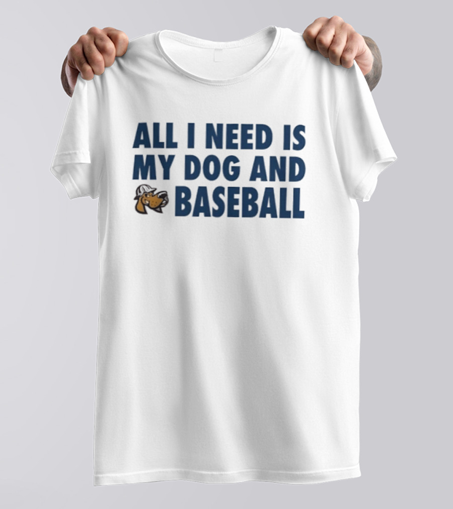 Midland RockHounds All I Need Is My Dog And Baseball T-Shirt