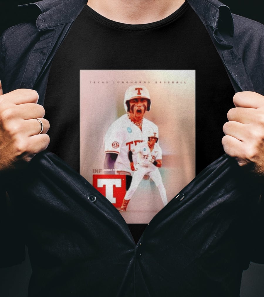 Adrian Rodriguez INF Texas Longhorns Baseball Team T-Shirt