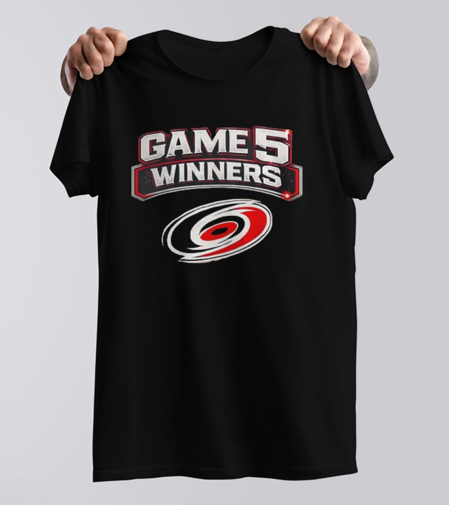 Carolina Hurricanes Game 5 Winners Celebration T-Shirt
