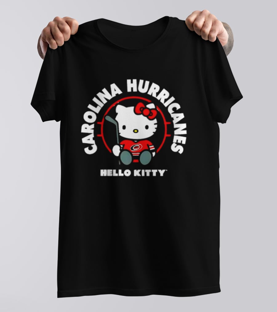 Carolina Hurricanes Hello Kitty Hockey Fan T-Shirt