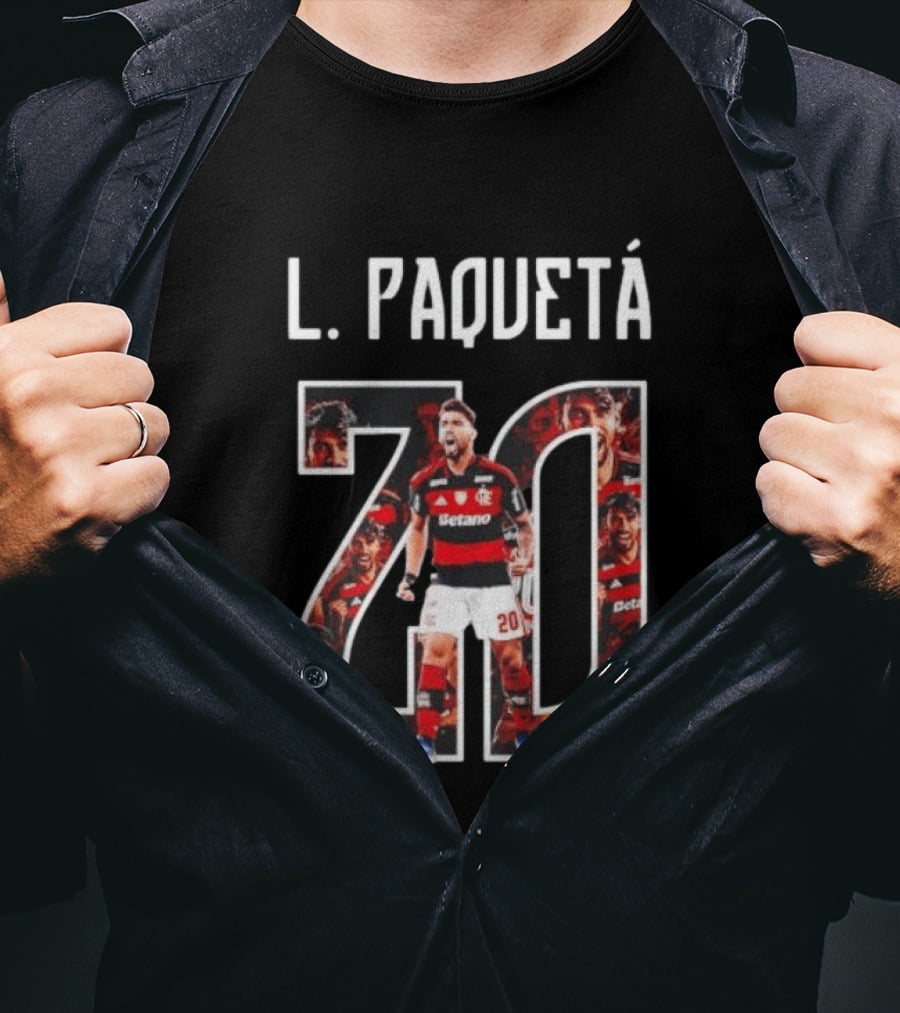 L. Paquetá 70 CR Flamengo Football Fan Collection T-Shirt