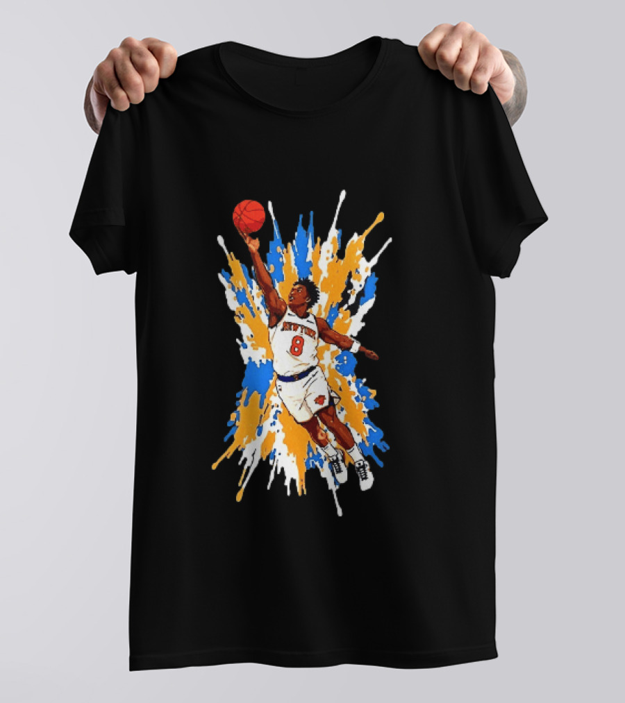 OG Anunoby New York Knicks NBA Basketball Player 8 2026 T-Shirt