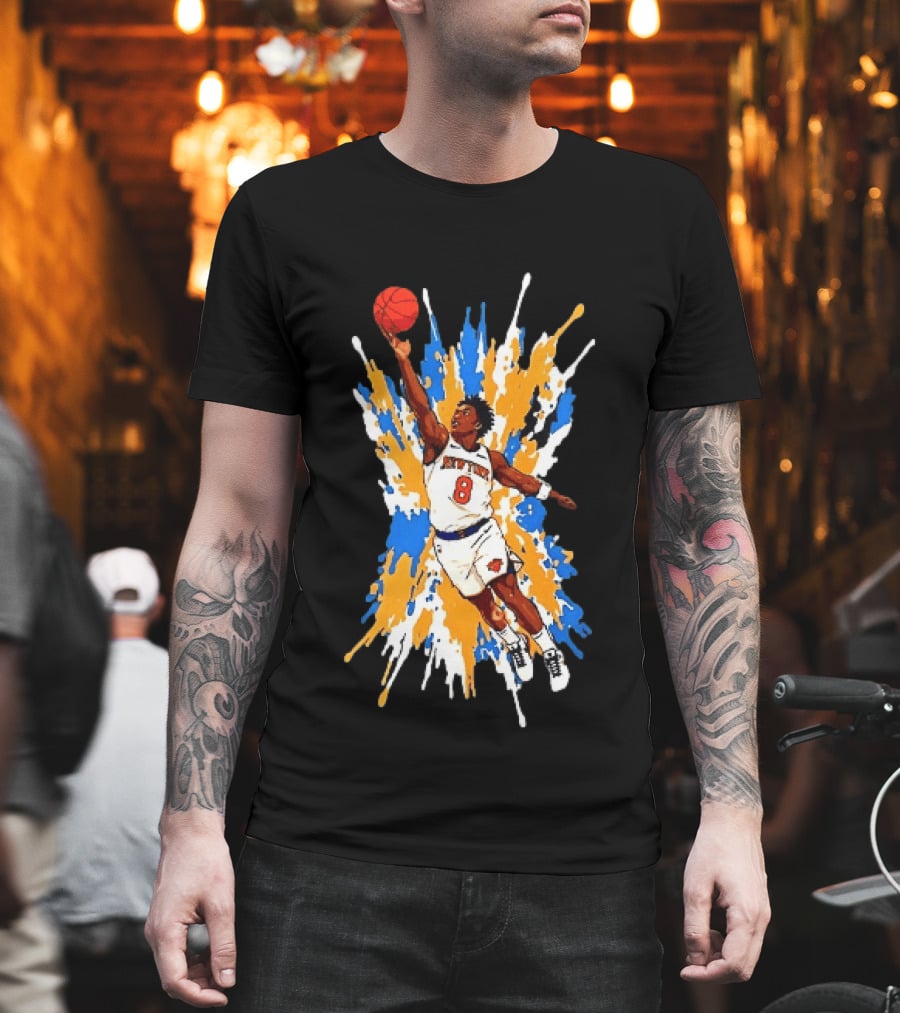 OG Anunoby New York Knicks NBA Basketball Player 8 2026 T-Shirt