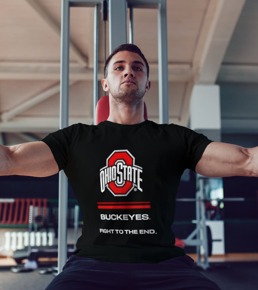 Ohio State Buckeyes Fight To The End NCAA Team Spirit T-Shirt