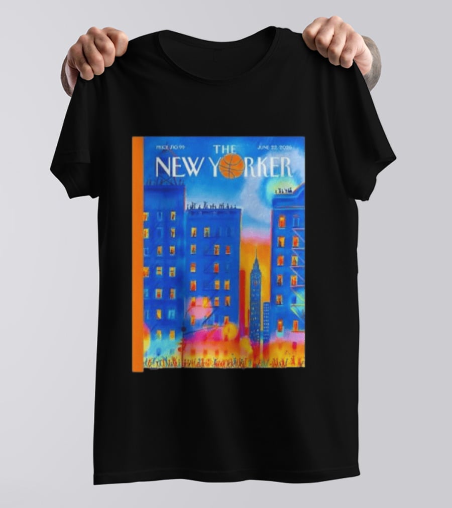 Pierre Emmanuel Lyet The New Yorker June 12 2023 Basketball Art Cover T-Shirt