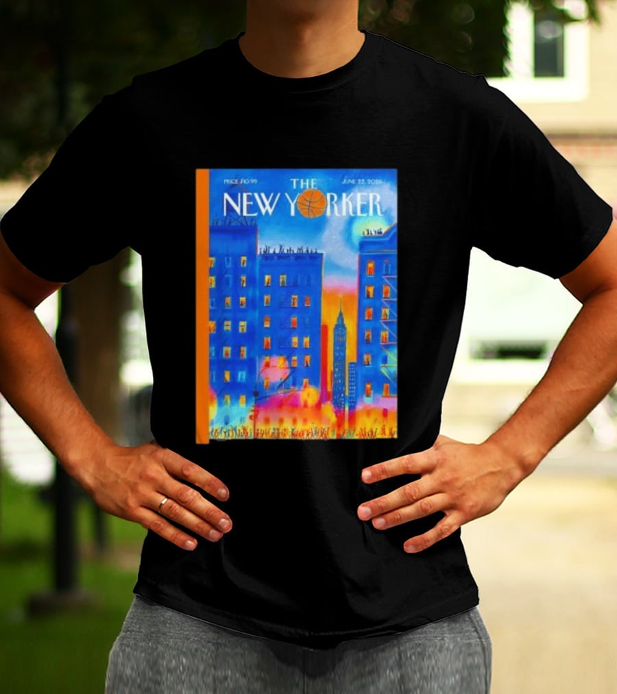 Pierre Emmanuel Lyet The New Yorker June 12 2023 Basketball Art Cover T-Shirt