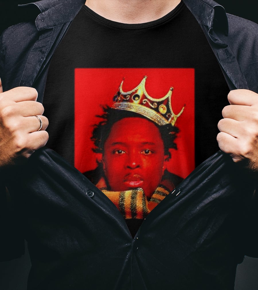 Notorious B.I.G. King Of New York Crowned Burberry Scarf T-Shirt