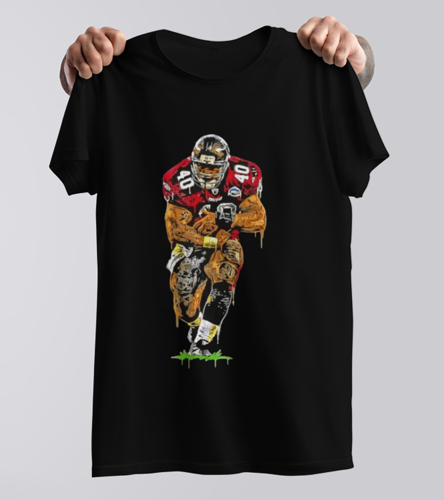 Troy Trojans Baseball Original A Train Football Player T-Shirt