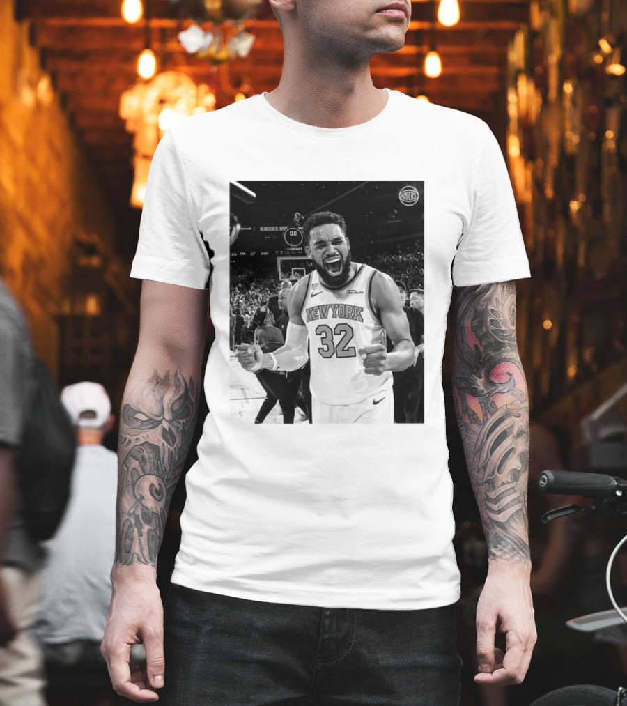 Knicks Nation Loud And Proud New York Basketball Karl Anthony Towns Celebration T-Shirt