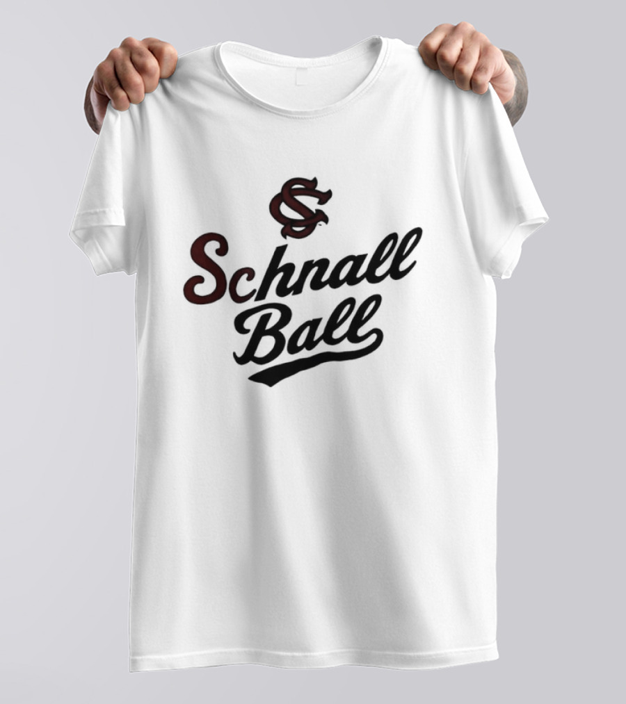 Schnall Ball Bold Script Monogram T-Shirt