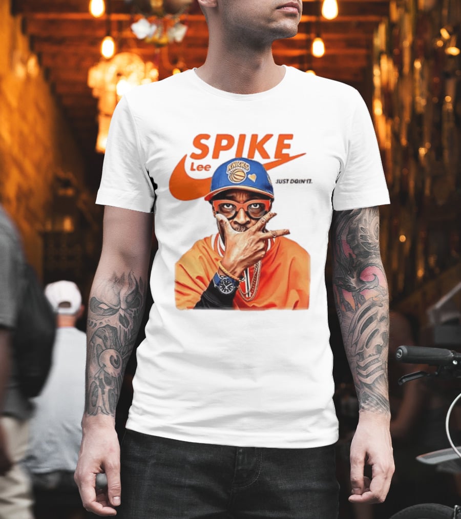 Spike Lee Knicks New York JUST DOIN IT T-Shirt