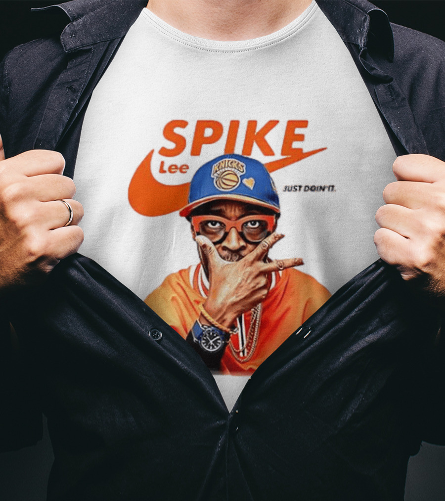 Spike Lee Knicks New York JUST DOIN IT T-Shirt