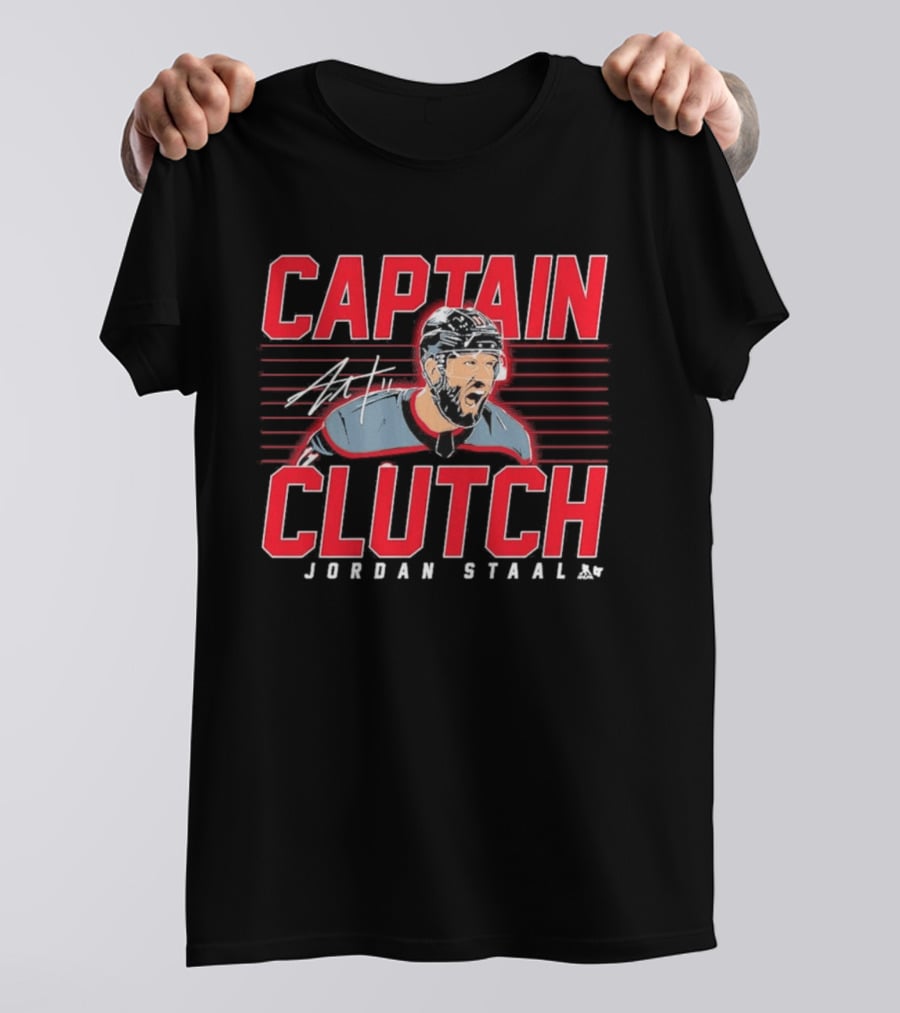 Jordan Staal Captain Clutch 2026 Hockey Player T-Shirt
