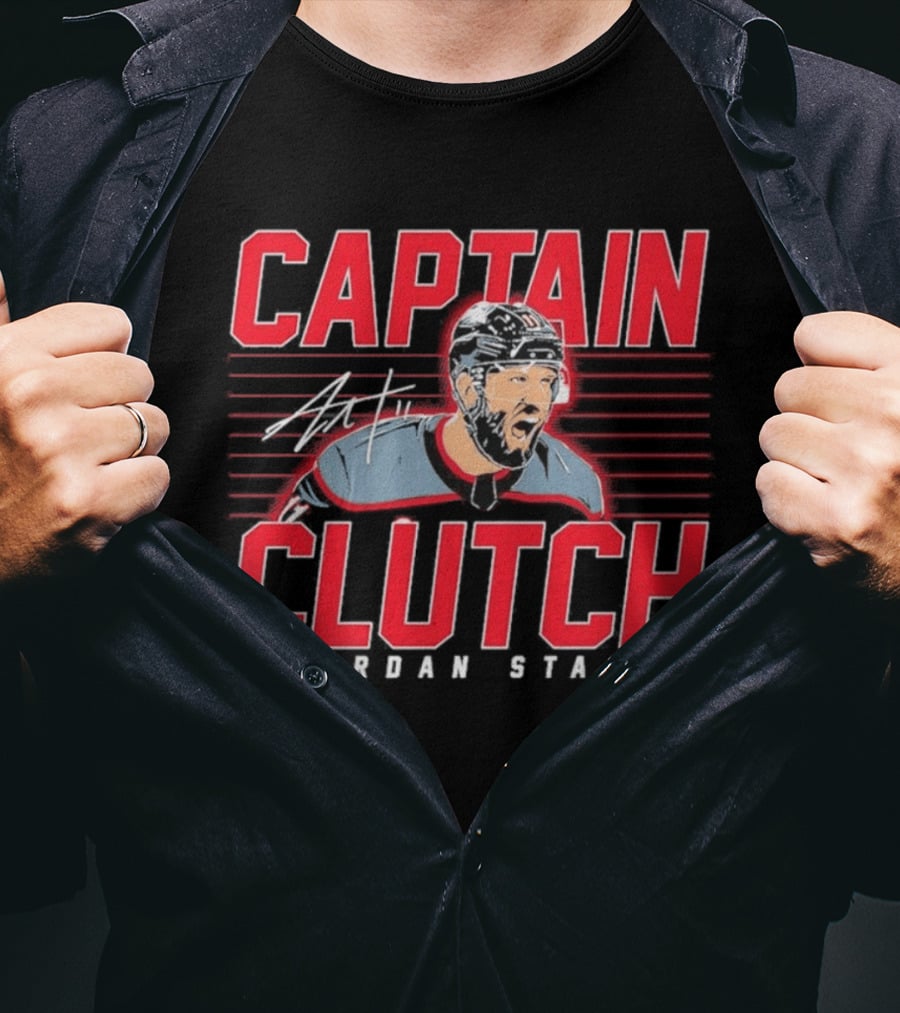 Jordan Staal Captain Clutch 2026 Hockey Player T-Shirt