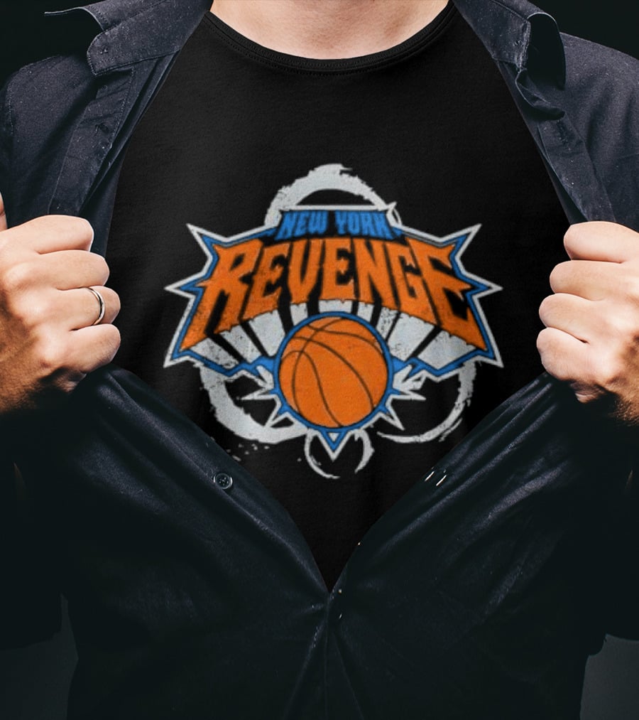 New York Knicks Patrick Ewing Revenge Basketball T-Shirt