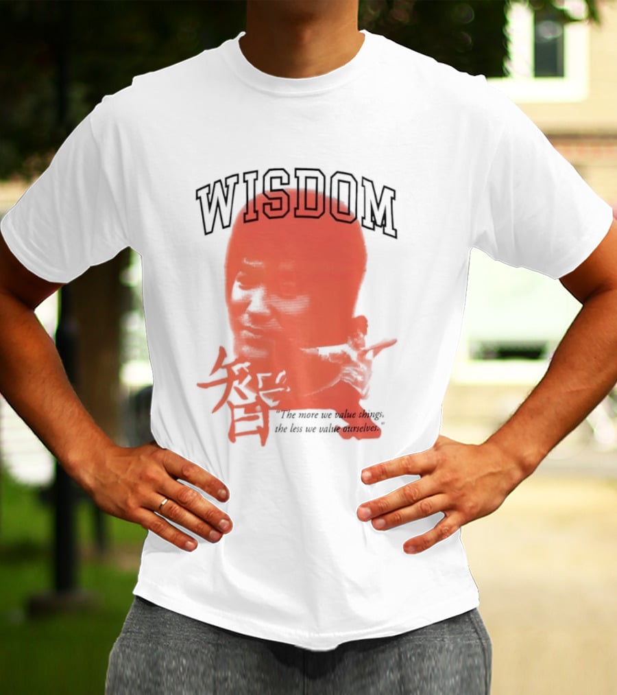 Bruce Lee Awake NY Wisdom Red T-Shirt