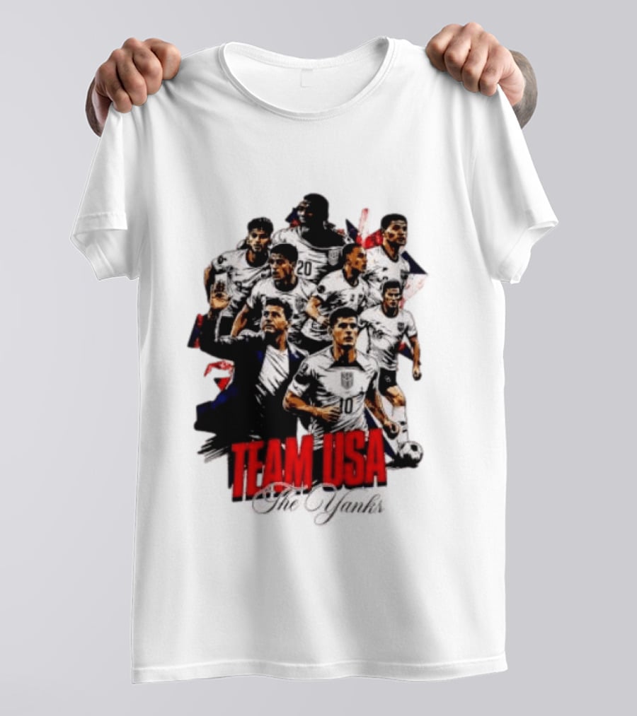 USMNT Christian Pulisic Mauricio Pochettino Team USA The Yanks T-Shirt