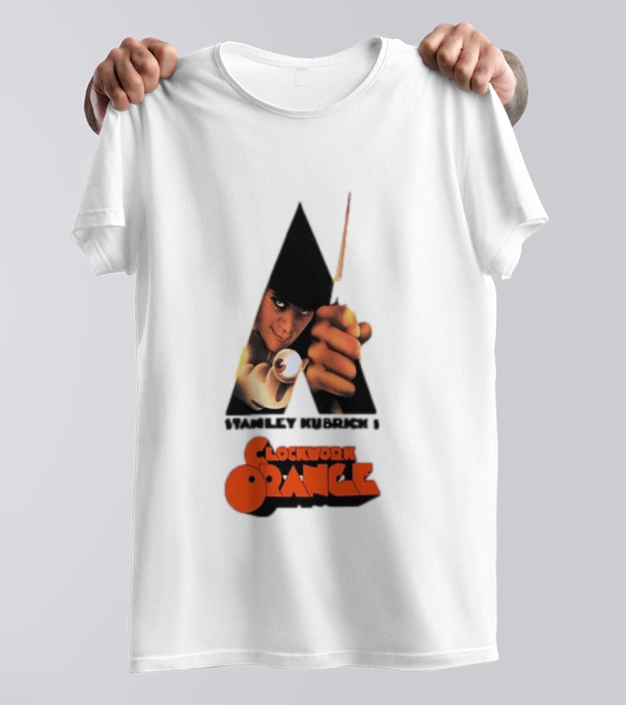 Stanley Kubrick's A Work Orange Alex DeLarge Iconic Film T-Shirt