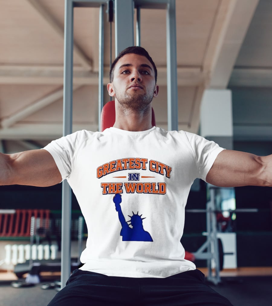 Greatest City In The World New York Knicks Statue Of Liberty T-Shirt