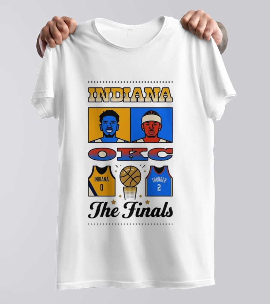 Indiana OKC Basketball The Finals Faceoff T-Shirt